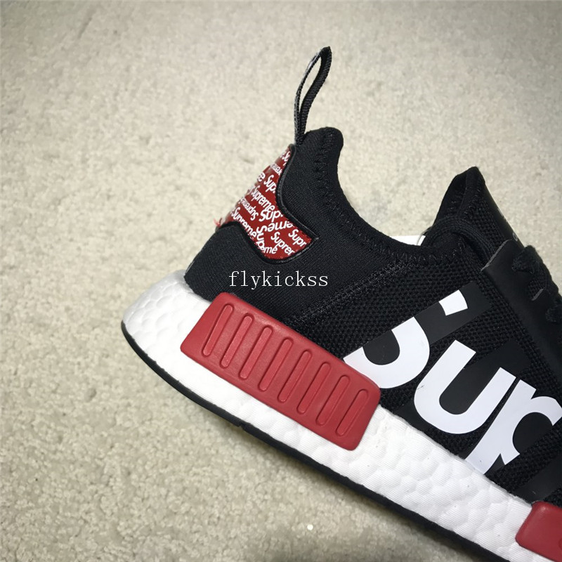 Adidas NMD Supreme Black Real Boost